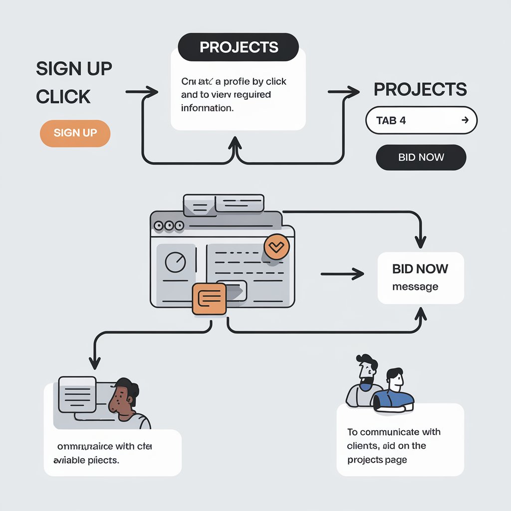 Step-by-step guide to starting on freelance platforms.